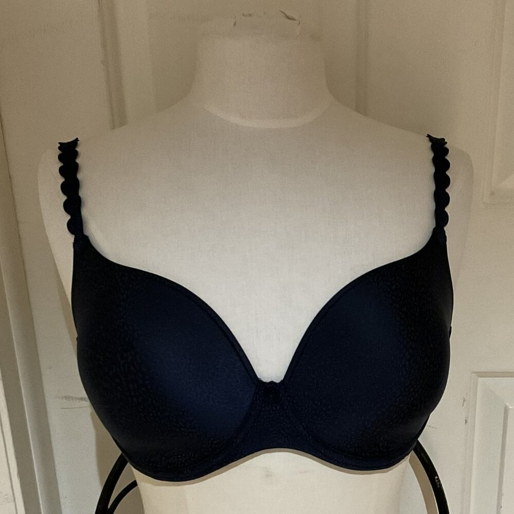 Marie Jo Tom Heart Shaped Padded Bra - Majestic Blue